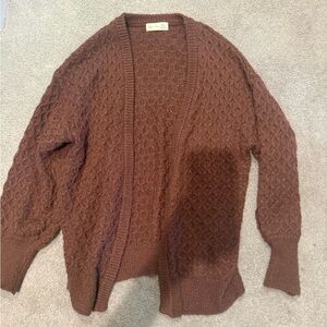 Rylee and Cru brown cardigan Size 8 years #kidsfashion #knitwear